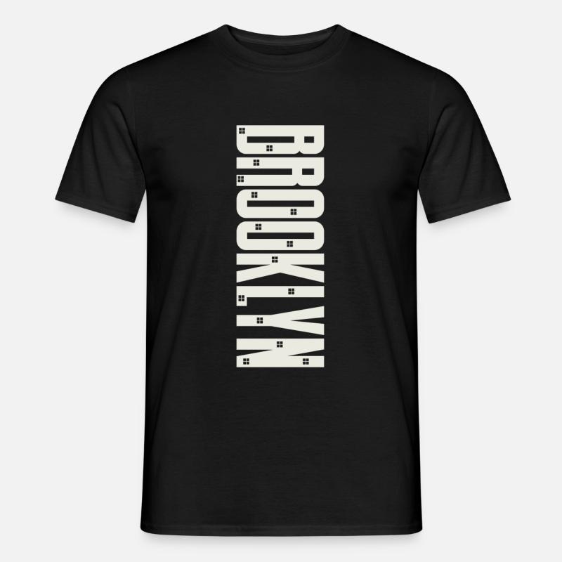 Brooklyn - Männer T-Shirt - Schwarz