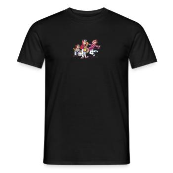 Quietschbeus - Men's T-Shirt - black - Front - AI Model Male 178 light (178cm)