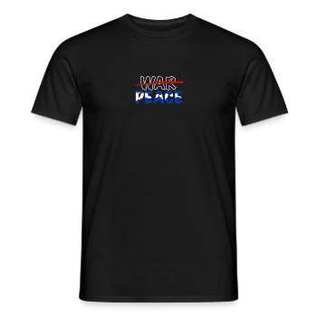 Nein zu Krieg, Frieden - Männer T-Shirt - Schwarz - Vorne - AI Model Male 178 light (178cm)