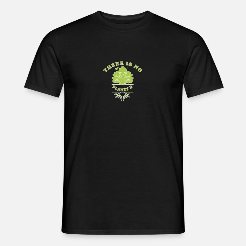 There is no Planet B - Männer T-Shirt - Schwarz