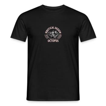 Octopus - Nautical Design - Männer T-Shirt - Schwarz - Vorne - AI Model Male 178 light (178cm)