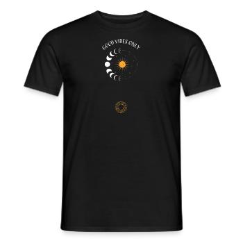 Good Vibes Only - Astrologie - T-shirt homme - noir - Devant - AI Model Male 178 light (178cm)