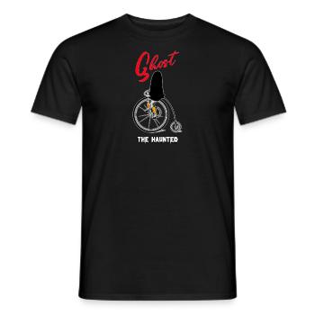 Ghost The Haunted Cool Cartoon - Männer T-Shirt - Schwarz - Vorne - AI Model Male 178 light (178cm)