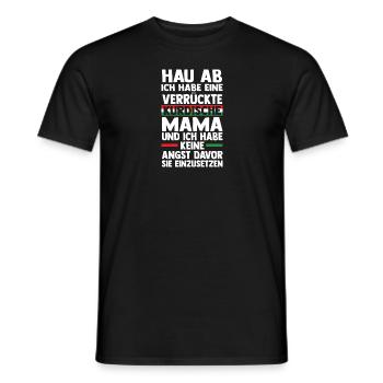 Kurds Mom Mother Kurdistan - Men's T-Shirt - black - Front - AI Model Male 178 light (178cm)