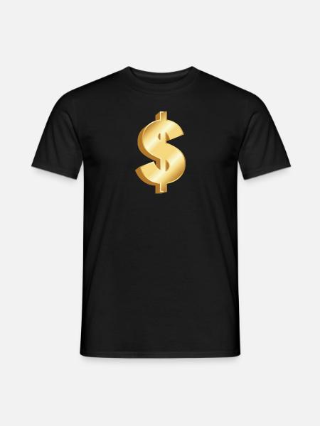 Dollar - Men's T-Shirt - black