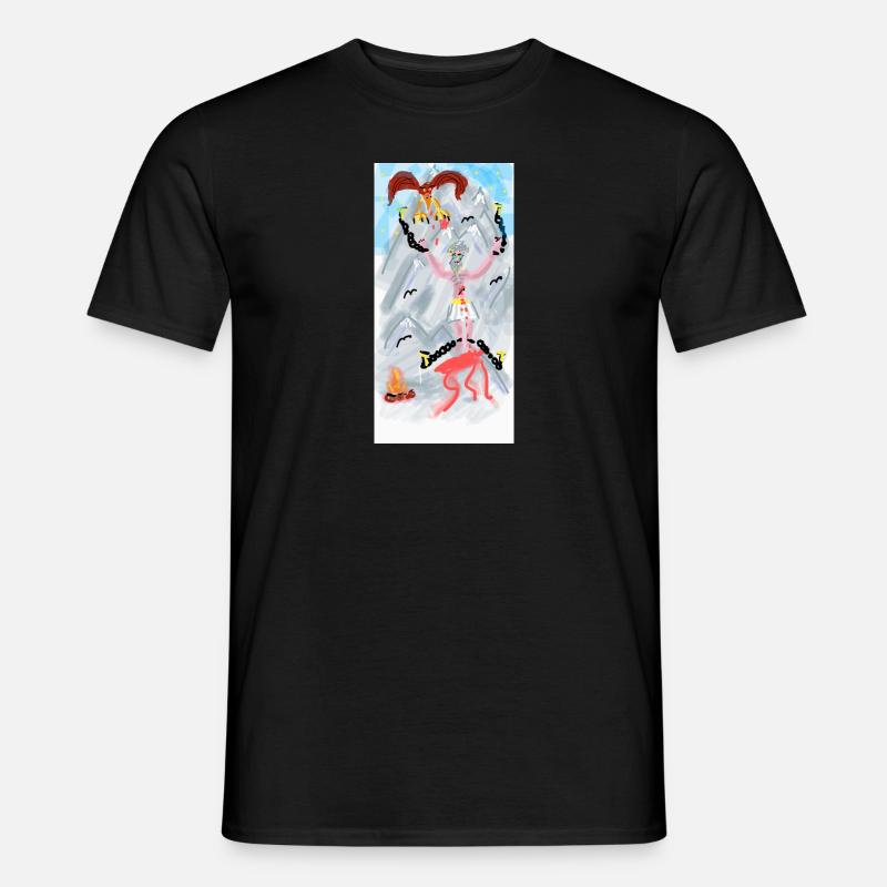 Prometheus - Männer T-Shirt - Schwarz