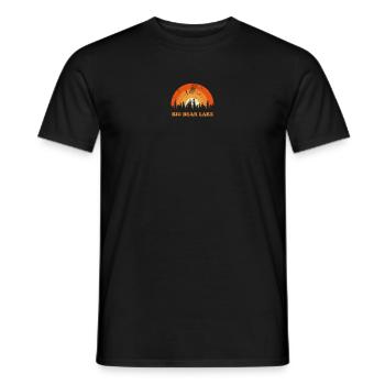 Vintage Big Bear Lake Californie Fan rétro Cool - T-shirt homme - noir - Devant - AI Model Male 178 light (178cm)