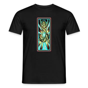 Powerball - Men's T-Shirt - black - Front - AI Model Male 178 light (178cm)