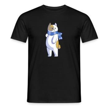 Bob die katze coquet - Männer T-Shirt - Schwarz - Vorne - AI Model Male 178 light (178cm)