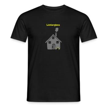 Lichterglanz - Männer T-Shirt - Schwarz - Vorne - AI Model Male 178 light (178cm)