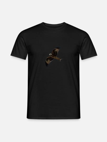 Milan in flight - Men's T-Shirt - black