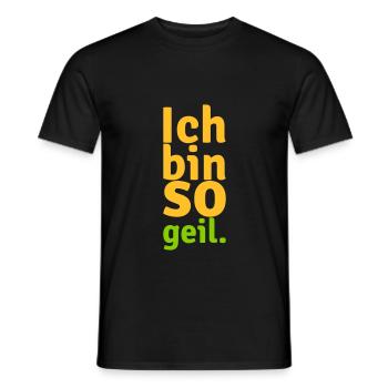 I'm so horny - Men's T-Shirt - black - Front - AI Model Male 178 light (178cm)