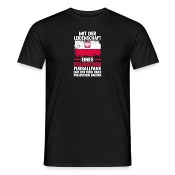 Polonais Pologne - T-shirt homme - noir - Devant - AI Model Male 178 light (178cm)