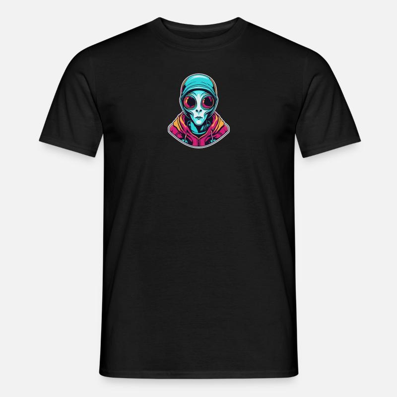ALIEN.ENKO - Männer T-Shirt - Schwarz
