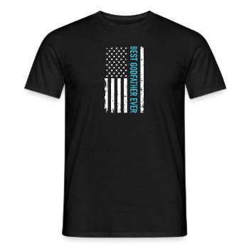 Godfather - Men's T-Shirt - black - Front - AI Model Male 178 light (178cm)