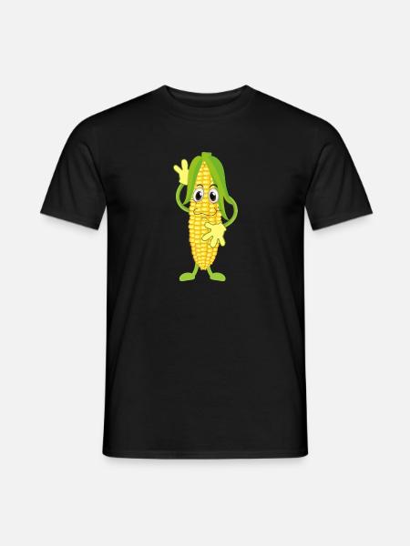 Mais - Männer T-Shirt - Schwarz