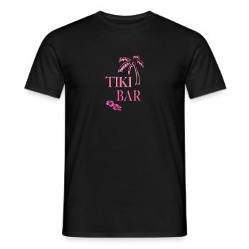 Tiki Bar - T-shirt homme - noir - Devant - AI Model Male 178 light (178cm)