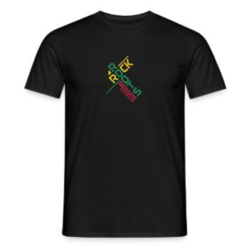 Reggae Musik Rastafari Jamaika - Männer T-Shirt - Schwarz - Vorne - AI Model Male 178 light (178cm)