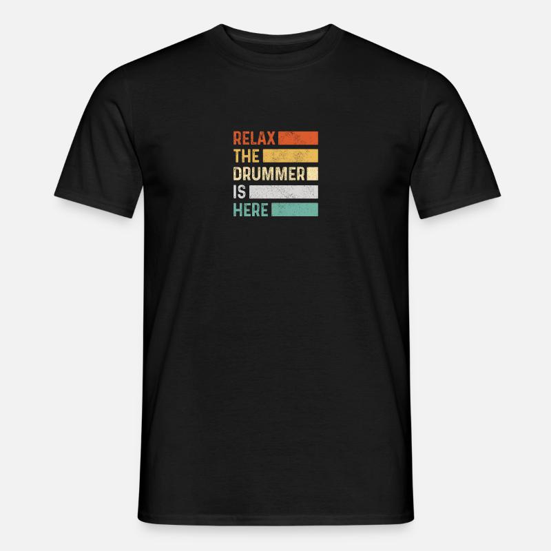 Drummer Drummer Drum Gift - Men’s T-shirt - black