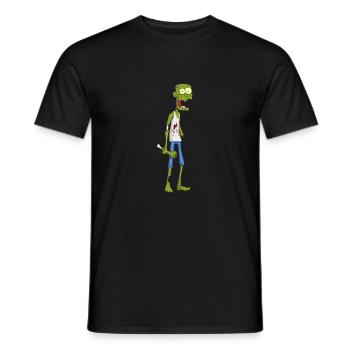 Zombie - Männer T-Shirt - Schwarz - Vorne - AI Model Male 178 light (178cm)