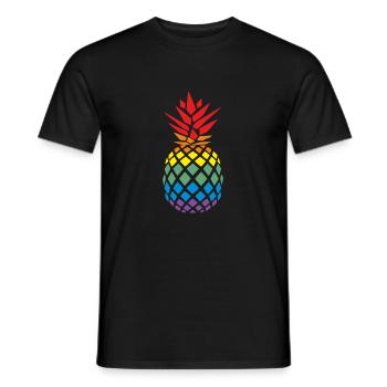 Einfach gute Ananas - Männer T-Shirt - Schwarz - Vorne - AI Model Male 178 light (178cm)