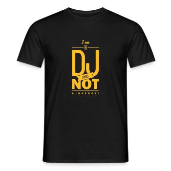 I´m the DJ - Men's T-Shirt - black - Front - AI Model Male 178 light (178cm)