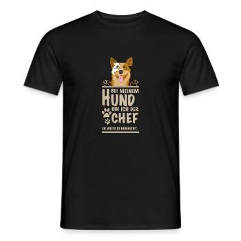 Chef Cattle - Männer T-Shirt - Schwarz - Vorne - AI Model Male 178 light (178cm)