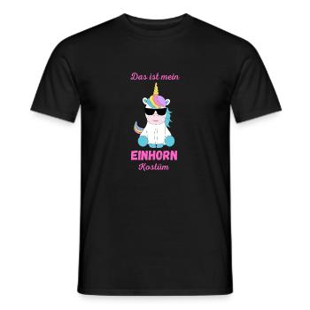 Einhorn Karnewal Kölner Karneval Fasnacht Konfetti - Männer T-Shirt - Schwarz - Vorne - AI Model Male 178 light (178cm)