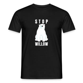 Willow Project - Männer T-Shirt - Schwarz - Vorne - AI Model Male 178 light (178cm)
