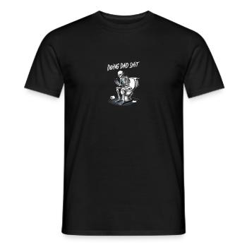 Doing Dad Shit Funny Skeleton Fathers Day - Men's T-Shirt - black - Front - AI Model Male 178 light (178cm)
