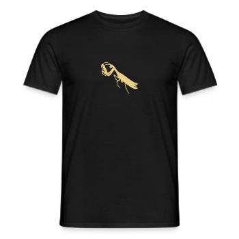 Gottesanbeterin / mantis (1c) - Männer T-Shirt - Schwarz - Vorne - AI Model Male 178 light (178cm)