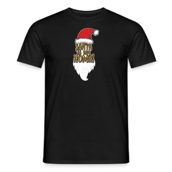 Coole Santa ist mein Weihnachts-Homeboy-Geschenk - Männer T-Shirt - Schwarz - Vorne - AI Model Male 178 light (178cm)
