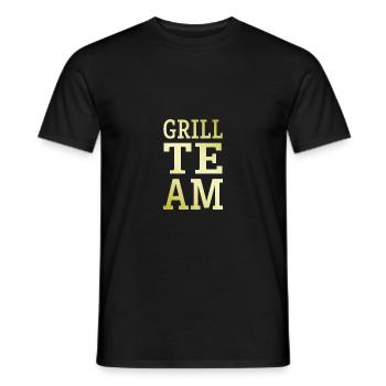 Grill Team - Männer T-Shirt - Schwarz - Vorne - AI Model Male 178 light (178cm)