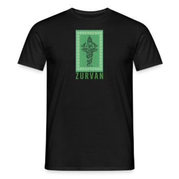 Antike Religion Iran Persisch Zurvanism Zeit - Männer T-Shirt - Schwarz - Vorne - AI Model Male 178 light (178cm)
