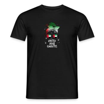 Vereinigte Arabische Emirate - Männer T-Shirt - Schwarz - Vorne - AI Model Male 178 light (178cm)