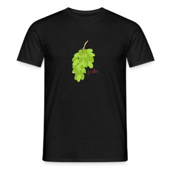 Pfälzer Traube - Männer T-Shirt - Schwarz - Vorne - AI Model Male 178 light (178cm)