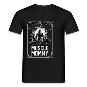 Tarotkarte - Männer T-Shirt - Schwarz - Vorne - AI Model Male 178 light (178cm)
