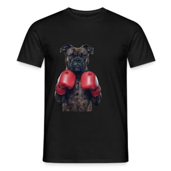 Cane Corso - Männer T-Shirt - Schwarz - Vorne - AI Model Male 178 light (178cm)