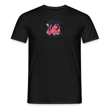 Frauen machen alles in der Küche Frauen machen all - Männer T-Shirt - Schwarz - Vorne - AI Model Male 178 light (178cm)