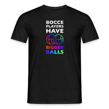 Boccia Ball Lawn Bowling Cadeau - T-shirt homme - noir - Devant - AI Model Male 178 light (178cm)