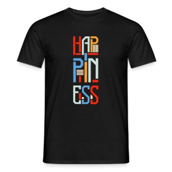 Happy Positive Money - Men's T-Shirt - black - Front - AI Model Male 178 light (178cm)
