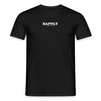 HAPPILY EVER AFTER IS OVERRATED - Men's T-Shirt - black - Front - AI Model Male 178 light (178cm)