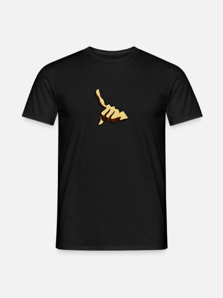 Hand index finger - Men's T-Shirt - black