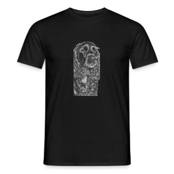 cockerSpaniel noir - M - T-shirt homme - noir - Devant - AI Model Male 178 light (178cm)
