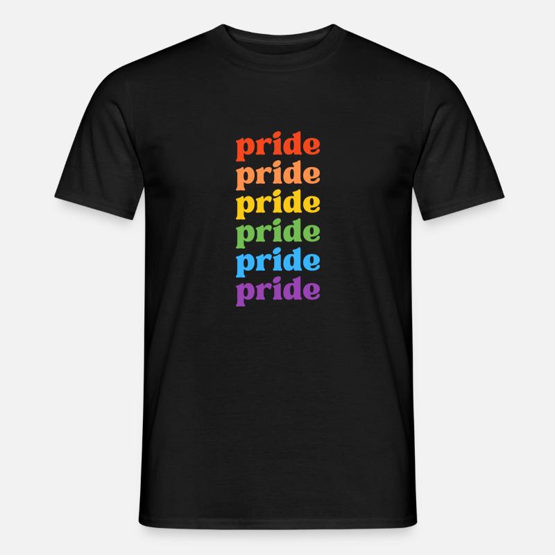 PRIDE - Männer T-Shirt - Schwarz