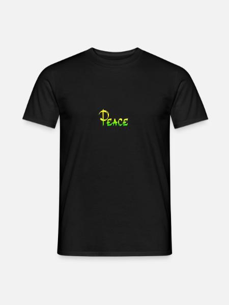 Frieden - Männer T-Shirt - Schwarz