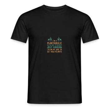 I'm A Plantaholic On The Road to Recovery - Männer T-Shirt - Schwarz - Vorne - AI Model Male 178 light (178cm)
