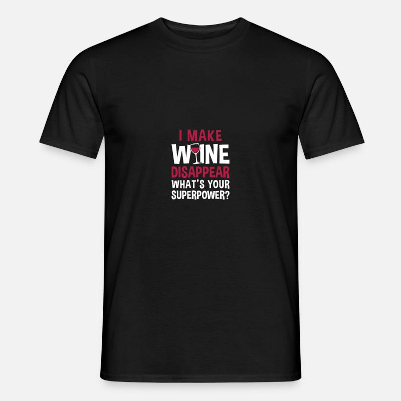 Day Drinking Wine Time - Männer T-Shirt - Schwarz