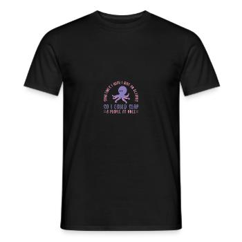 Sometimes I Wish I Was An Octopus - Männer T-Shirt - Schwarz - Vorne - AI Model Male 178 light (178cm)