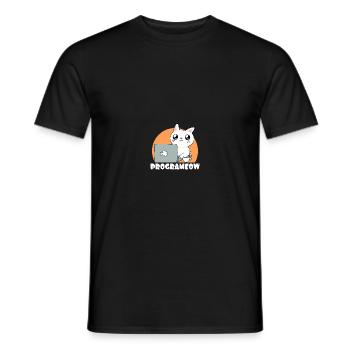 Cute Programeow I Are Programmer Programming - Männer T-Shirt - Schwarz - Vorne - AI Model Male 178 light (178cm)